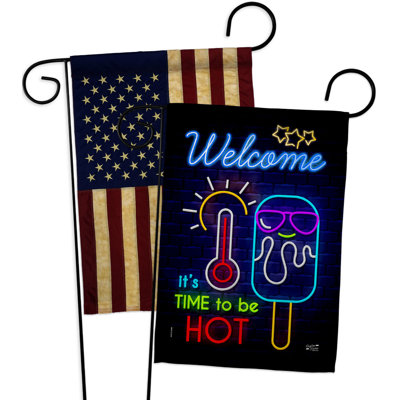 Double Sided 18.5'' H x 13'' W Polyester Garden Flag