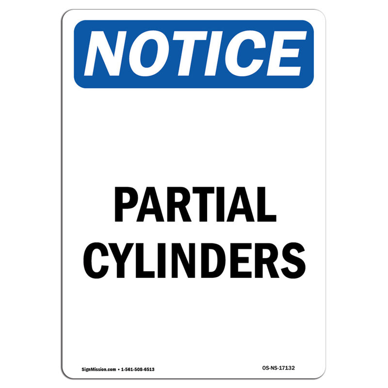 Signe de cylindres partiels