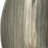 9.5x5.5x12" Aluminum Layered Chisel Oval Vase
