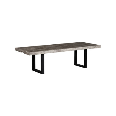 Origins 96" Gray Stone Dining Table