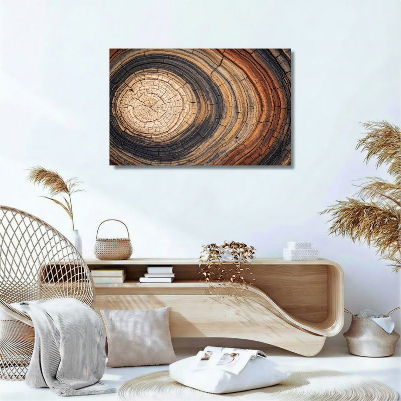 Art mural sur toile, "Cracked", 24"H x 36"W
