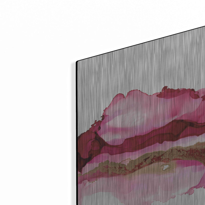 Brayden Studio «Coastal Ink VI» par Chris Paschke, art mural en métal, H 16 po x l 24 po