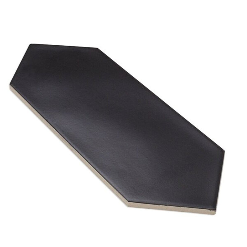 Aliante 4x12 Picket Matte Concrete Look Porcelain Tile, Black