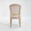 Chaise rembourrée avec pieds en bois