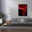 «Red Flower» par Mark Ashkenazi, art mural sur toile-452663216