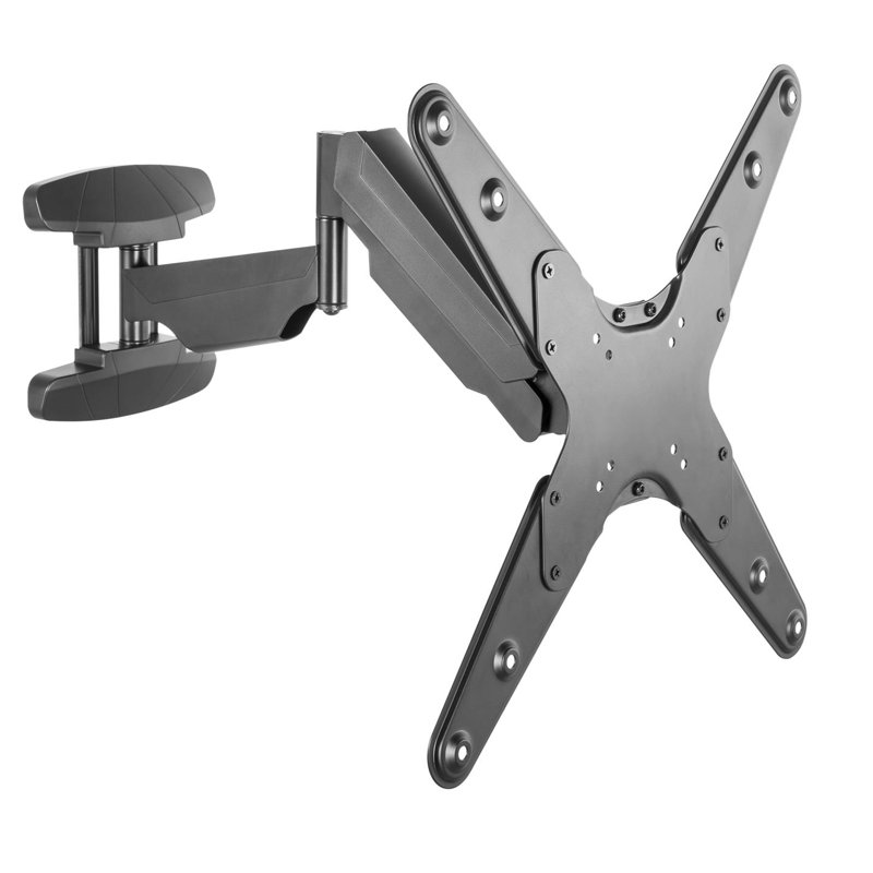 Atlantic Black Steel Full-Motion Spring Arm TV Wall Mount