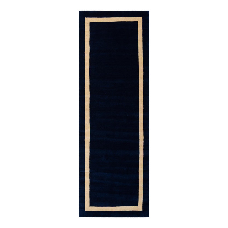 Tapis en laine naturel Jill Zarin Somerset, Tapis de couloir 3 pi 3 po x 10 pi