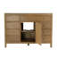 Meuble-lavabo simple 48 po avec comptoir en quartz Celine, brun naturel-2064020247