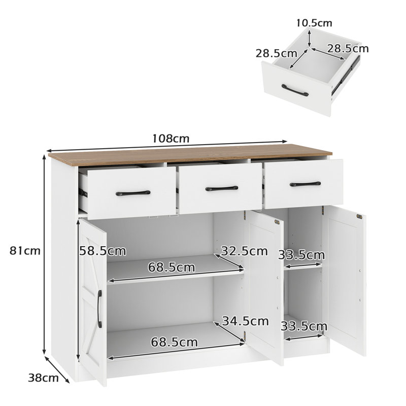 108cm Sideboard
