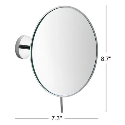 Mevedo Metal Flat Wall Mirror