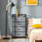 Vertical Metal Dresser with 5 Drawers