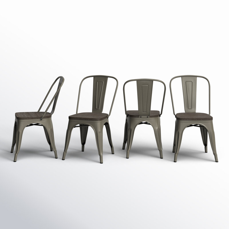 Chaise d'appoint Galway, Noir/gris