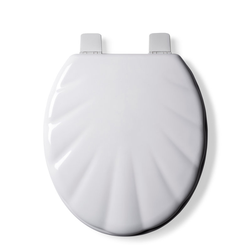 Stick 'n' Lock Round Hard Toilet Seat