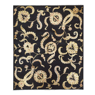 Wool Floral Area Rug