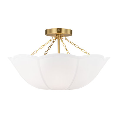 2 - Light Semi Flush Mount