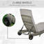 Chaise longue de piscine Outsunny-1816203653
