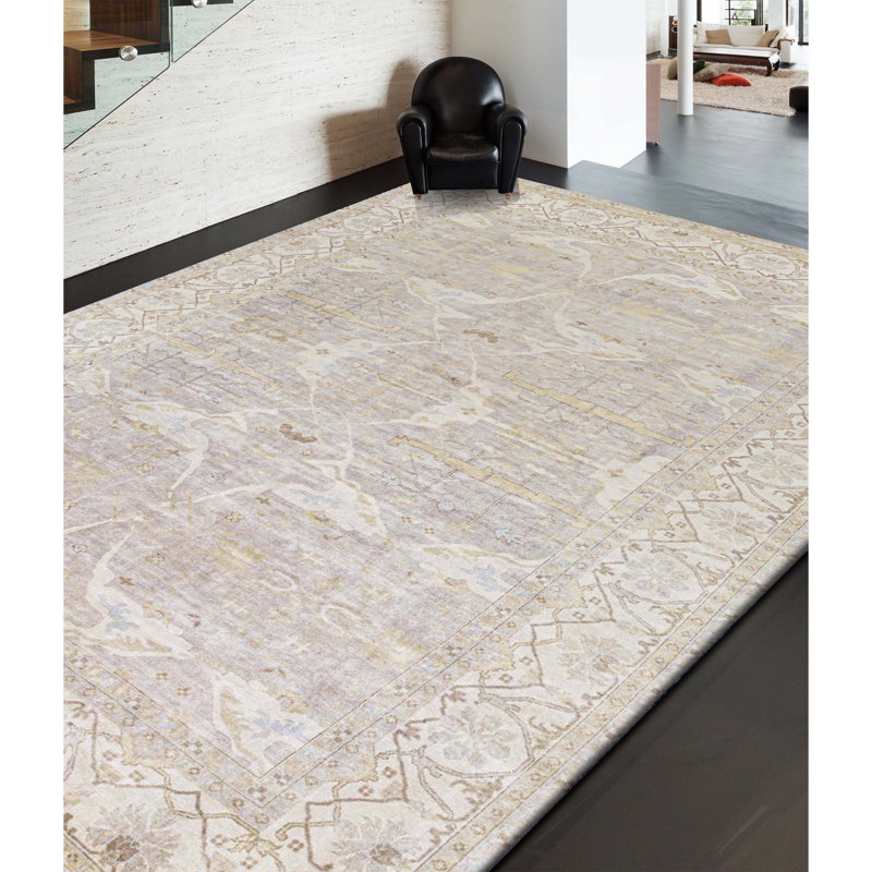 Wool Oriental Area Rug, Rectangle 8' x 9'11"