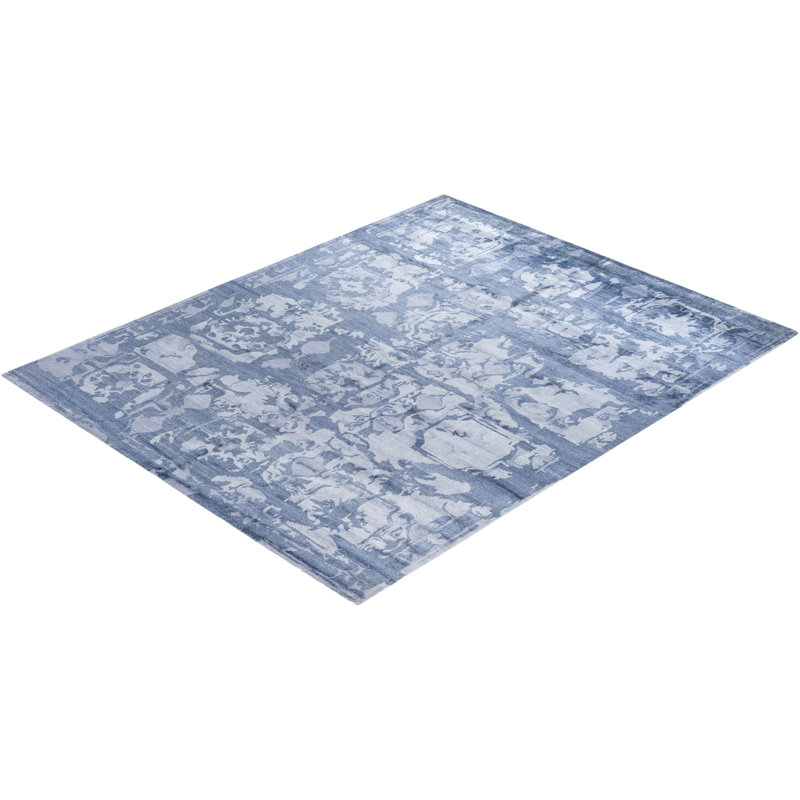 Overdyed One-of-a-Kind 8' 2" X 10' 1" Hand Knotted Area Rug