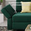 Canapé modulaire rembourré en velours 7 pièces avec canapé et 4 repose-pieds-1879608751