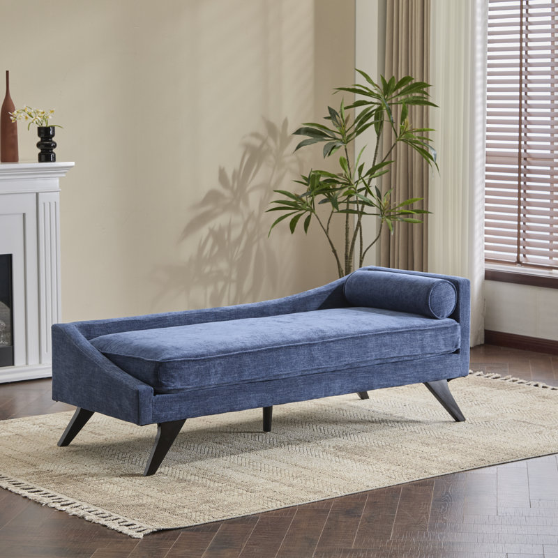 Chaise longue Orientation, Polyester bleu marine