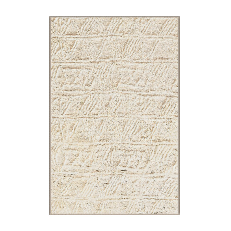 Tapis beige, Rectangle 2 pi x 4 pi