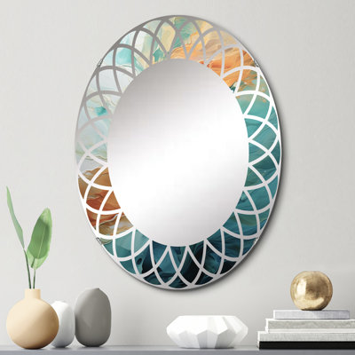 Adrija - Miroir mural moderne ovale