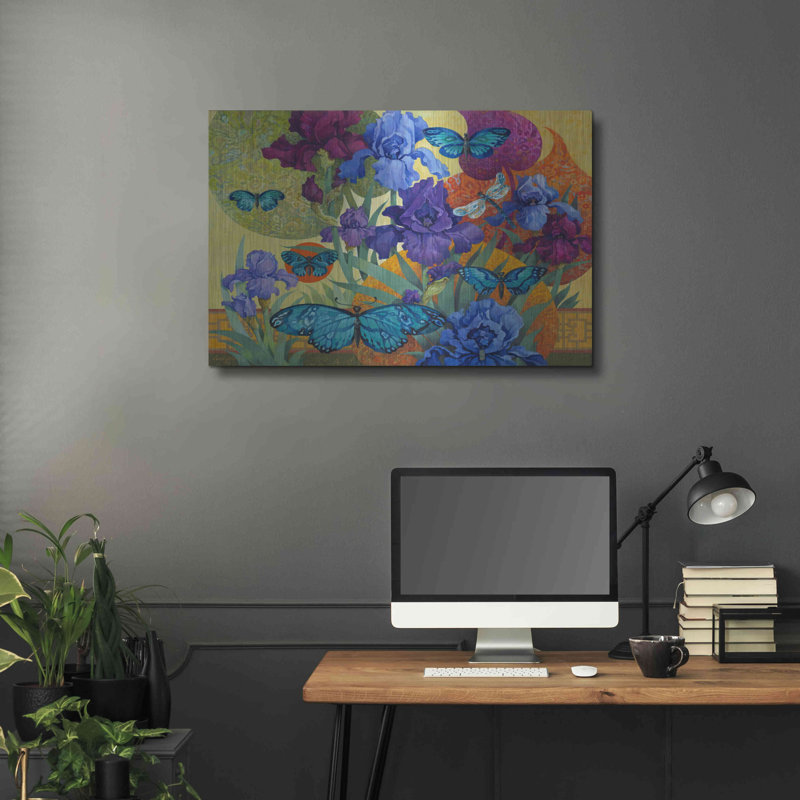 «Iris Garden» par David Galchutt, H 24 po x l 36 po