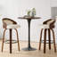 Tabouret de bar et de comptoir pivotant en similicuir-587073059-587073071