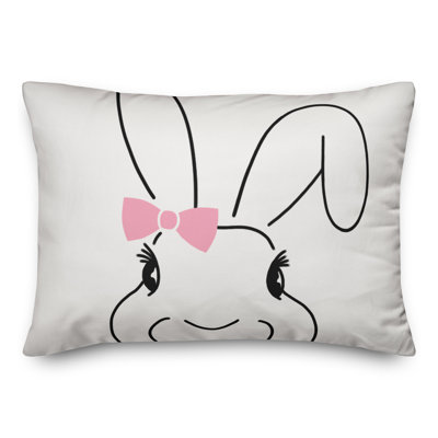  Coussin mignon avec un lapin mignon