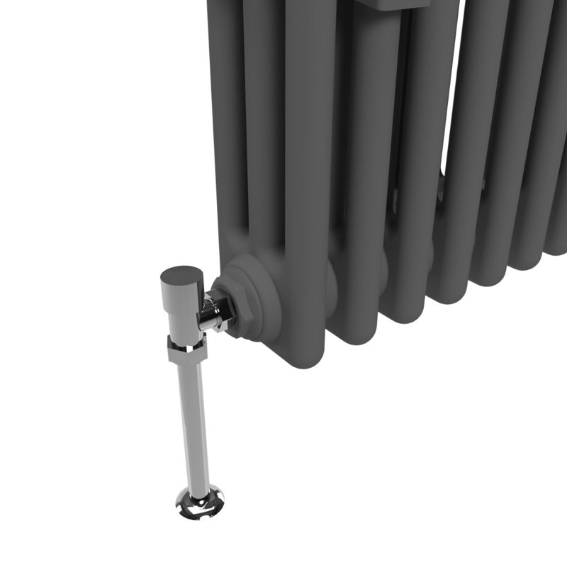 Standard Radiator, Grey, 59cm H x 18cm W x 4cm D