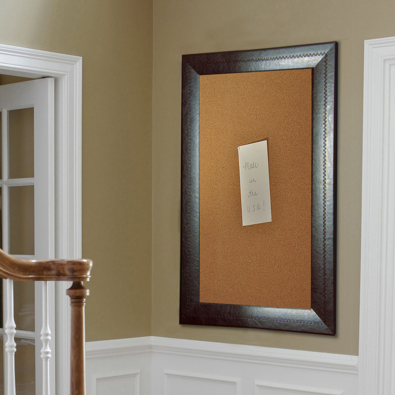 Linlin Cork Corkboard / Bulletin Board, 3' 5" H x 2' 5" W