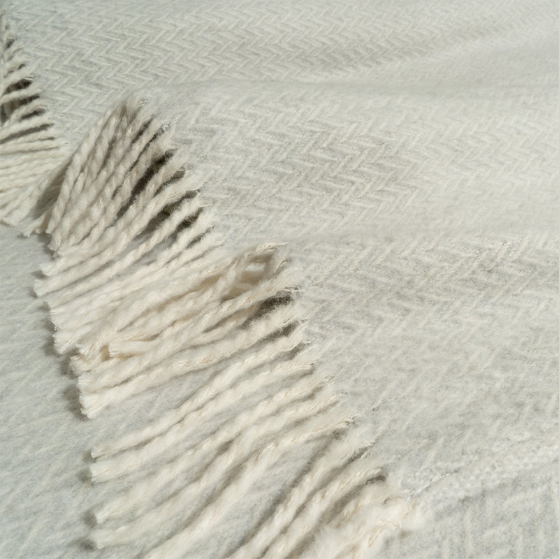 Marinara Throw Blanket, Silver