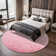 Plush Round Area Rug, Soft Fuzzy Shag Rug for Bedroom Living Room Balcony, Fluffy Carpet for Home Decor, Non-Slip Cozy Decorative Rug.
