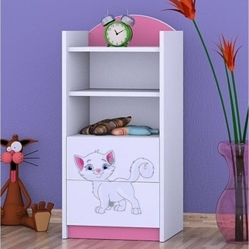Jake 96cm H X 45cm W Animals Kids Cube, Pink