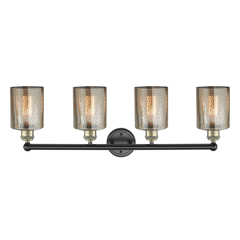 Karon 4 - Light Dimmable Vanity Light, Mercury, Black Antique Brass