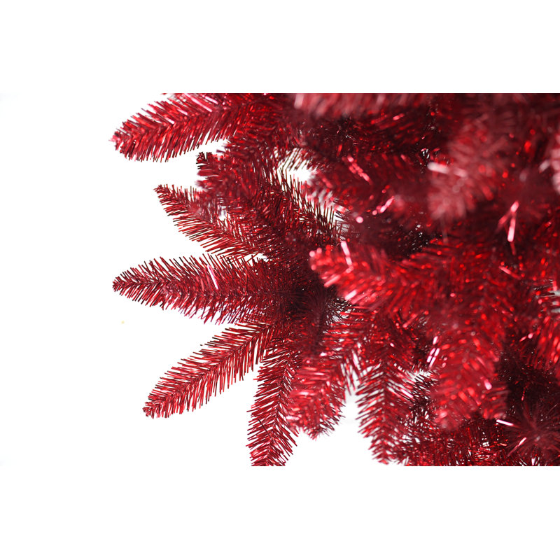 Artificial Fir Christmas Tree, 4.99ft H x 2.49ft W x 2.49ft D