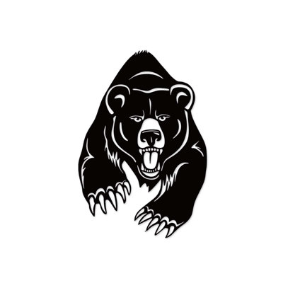 Bear Metal Wall Decor Bear Metal Wall Art  Wall Art Door Decor