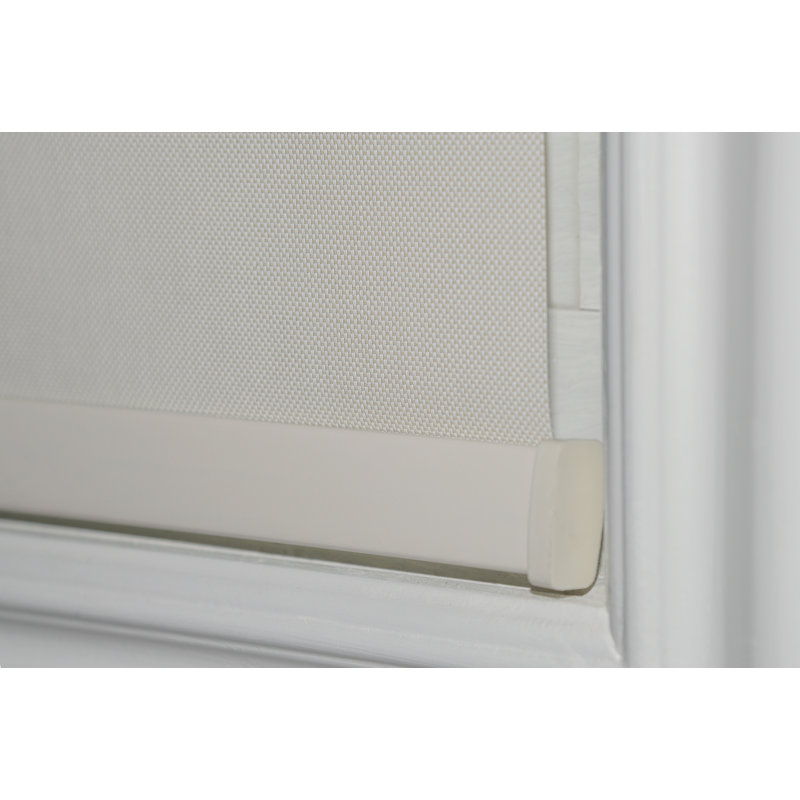 Store à enroulement semi-transparent solaire, Gris anthracite, L 35 po x L 72 po