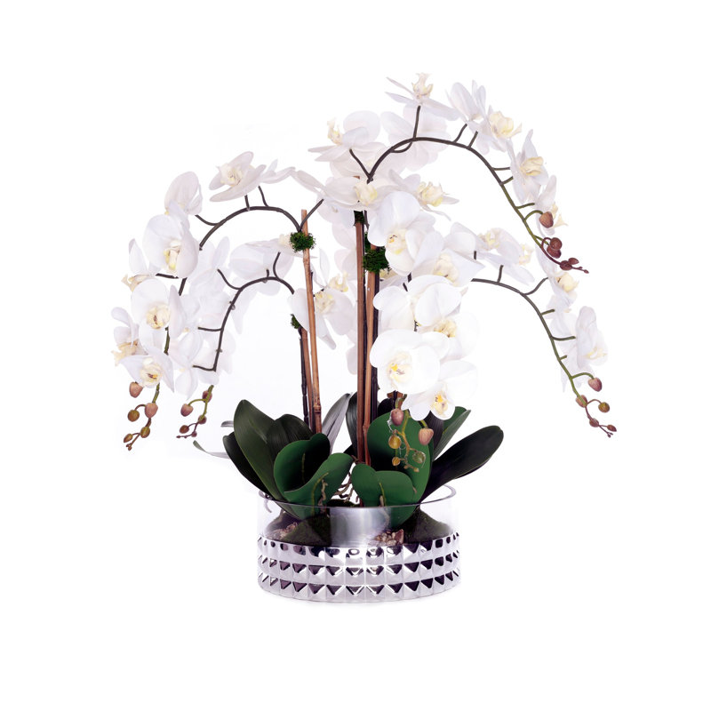 Orchid Faux Floral Arrangement