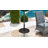 Claughaun Outsunny 22" 42 lbs Round Resin Umbrella Base Stand Market Parasol Holder with Beautiful Decorative Pattern & Easy Setup, for Φ1.5", Φ1.89" Pole, for Lawn, Deck, Backyard, Garden, Bronze