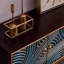 Meuble télé bleu moderne et simple-619136655
