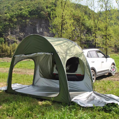 Outdoor Portable SUV Camping Tent Arch Car Rear Camping Awning Tent for 2 Persons