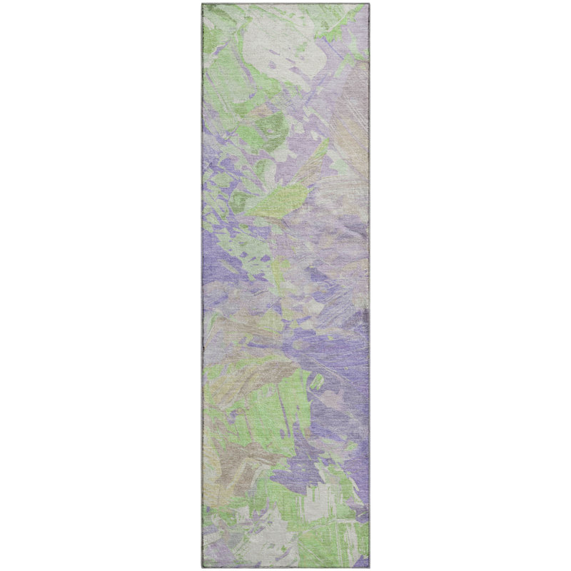 Premium Machine Washable Varroville AMF1713 Abstract Rug, Runner 2'3" x 7'6"