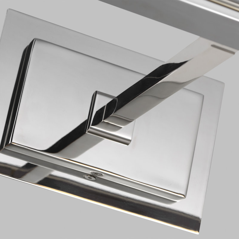 Kal Dimmable LED Wall Mounted Picture Light, Polished Nickel