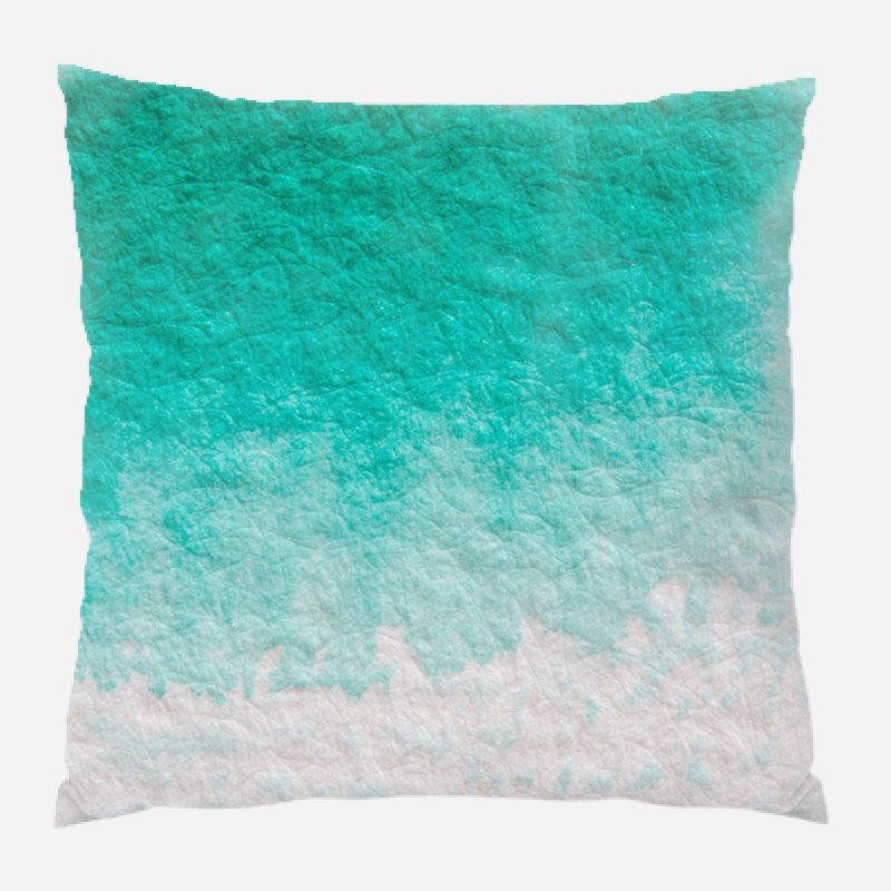 Coussin watercolour Hinesville, Microsuède, Intérieur