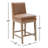 Bethea Genuine Leather Upholstered Counter Stool-335065342