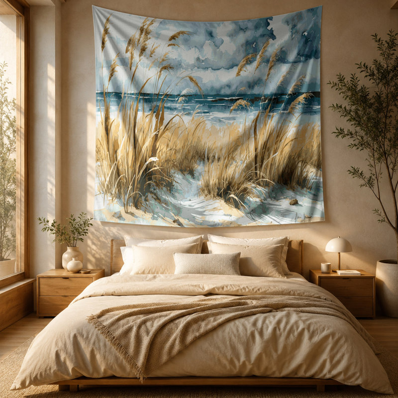 Tapisserie murale nautique, 51 po x 60 po