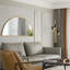 Half Circle Aluminum Alloy Wall Mirror-1765503488-1765503495
