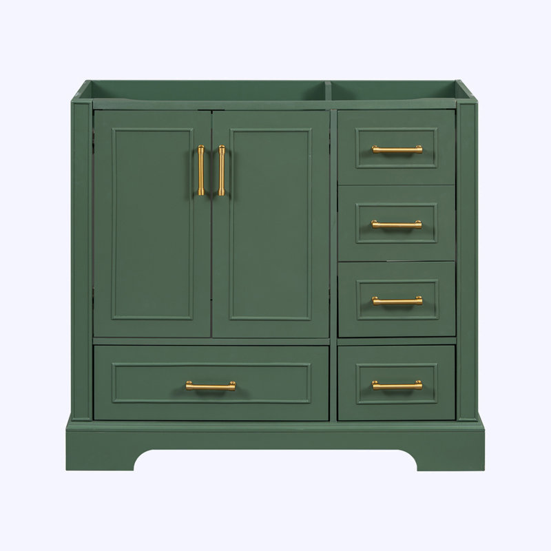 Meuble-lavabo traditionnel sans lavabo