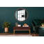 Huldar Glass Flat Wall Mirror-904602843